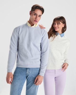 Hanorac unisex Clasica, gri melanj, Roly